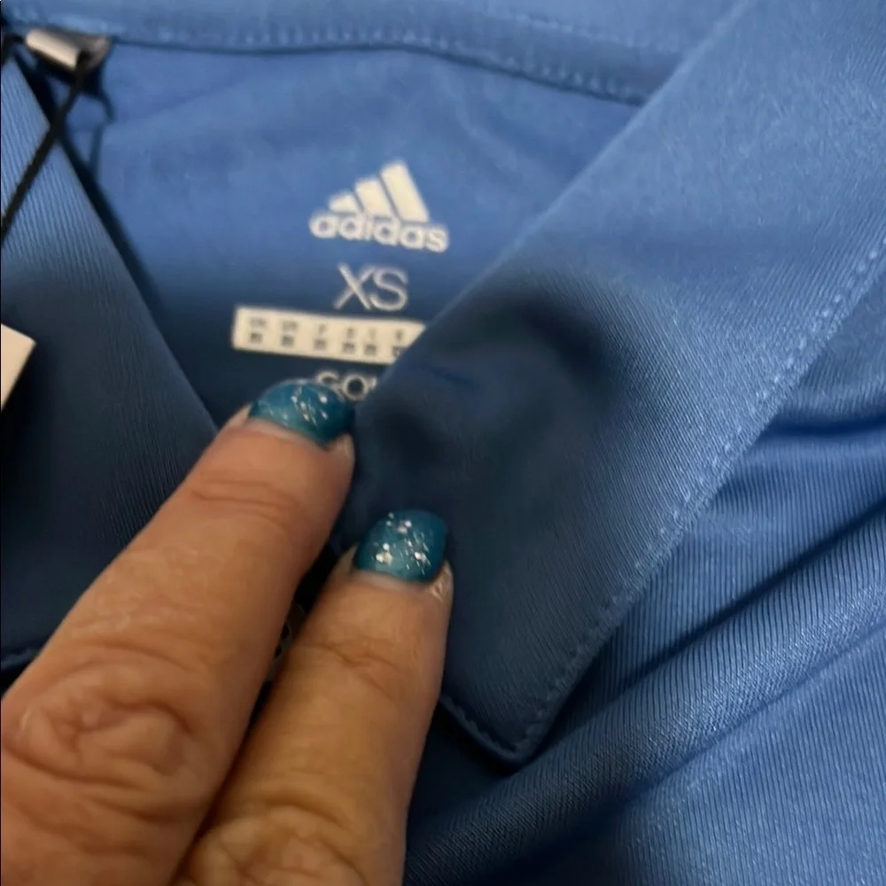 Adidas Blue Polo Shirt - Picture 3 of 5